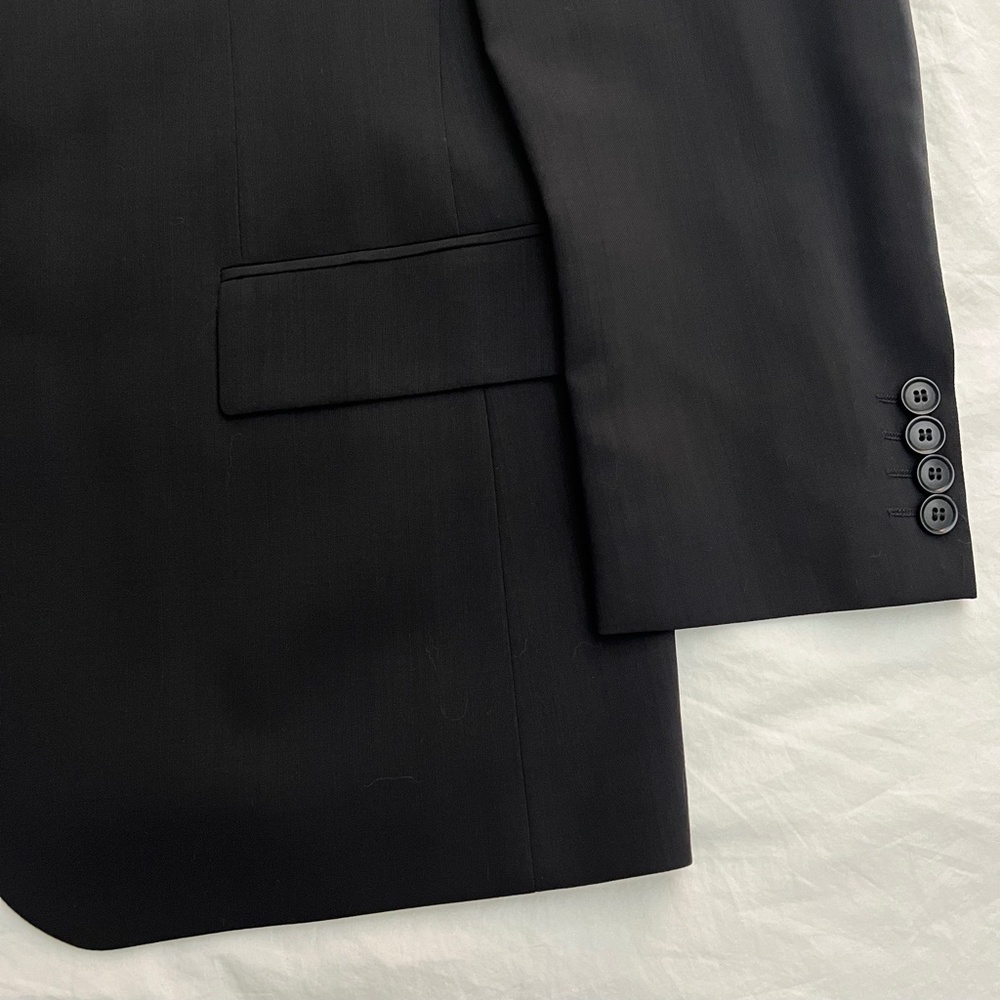 HUGO BOSS Rossellini Movie US Wool Three-Button Suit 36 S Blazer, 30W Pants 36S - Picture 3 of 16